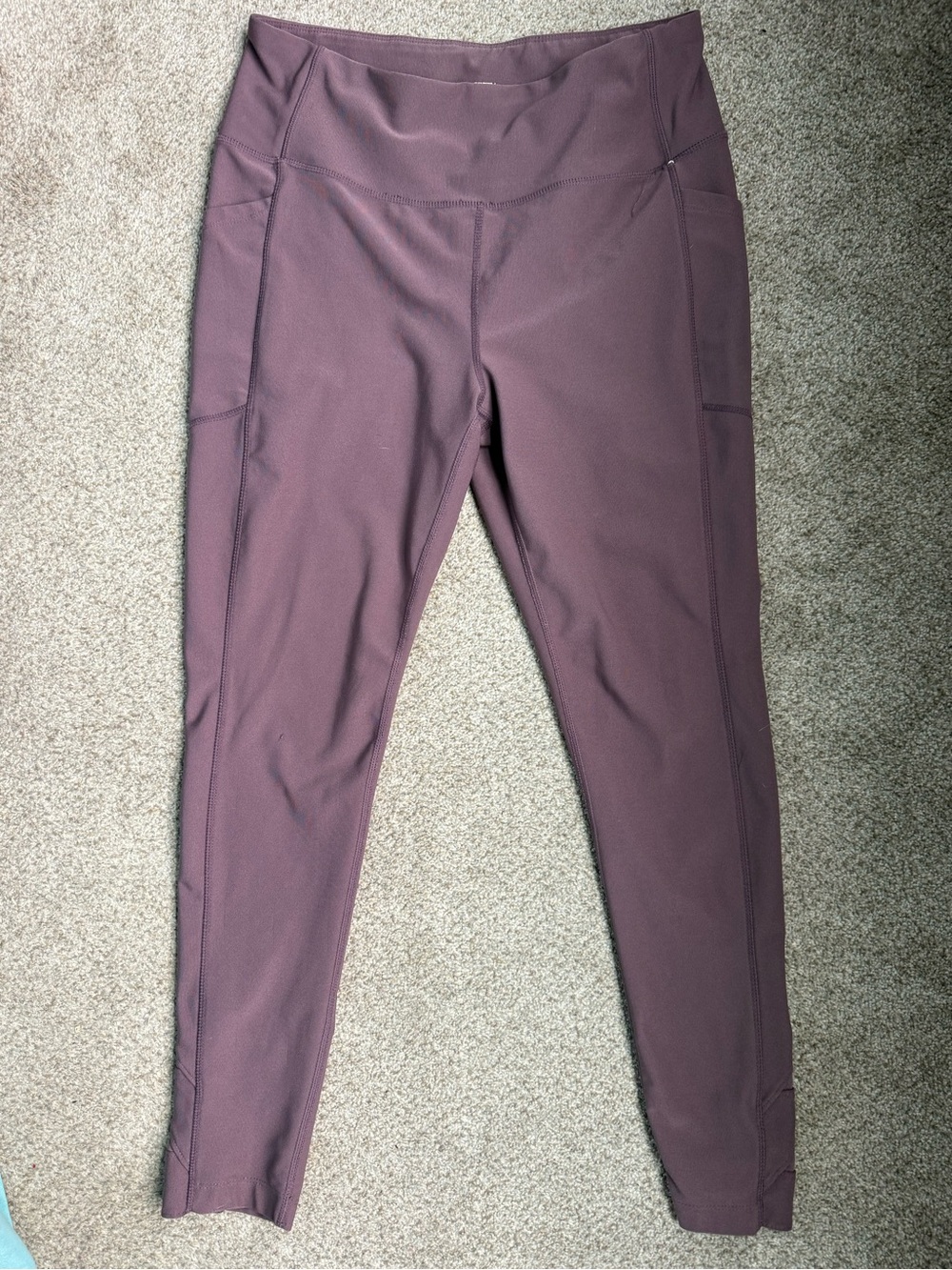 Mondetta Performance Luxury High-Waist Mauve Leggings with pockets size Large